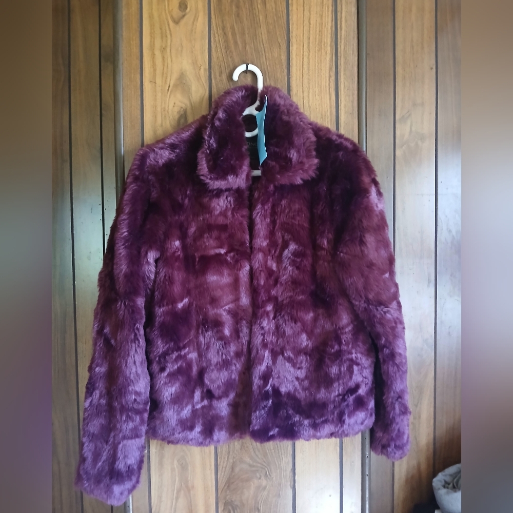 Ci Sono Deep Purple Teddy Jacket